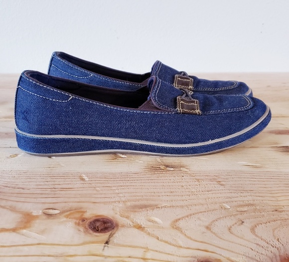 Grasshoppers denim loafers comfort shoe size 8.5 - Picture 5 of 7